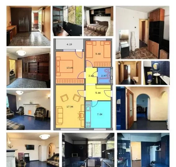 Brancoveanu, Izvorul Oltului, apartament 3 camere ideal credit.